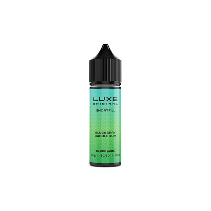 blueberry bubblegum luxe original shortfill e-liquid
