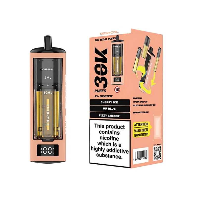 cherry ice / mr blue / fizzy cherry bloody bar 30k