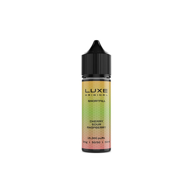 cherry sour raspberry luxe original shortfill e-liquid