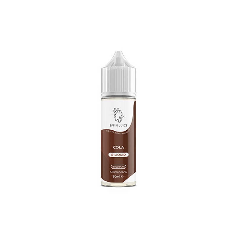 cola effin juice shortfill e-liquid