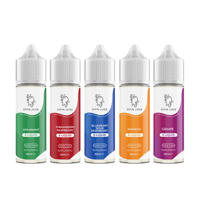 effin juice shortfill e-liquid