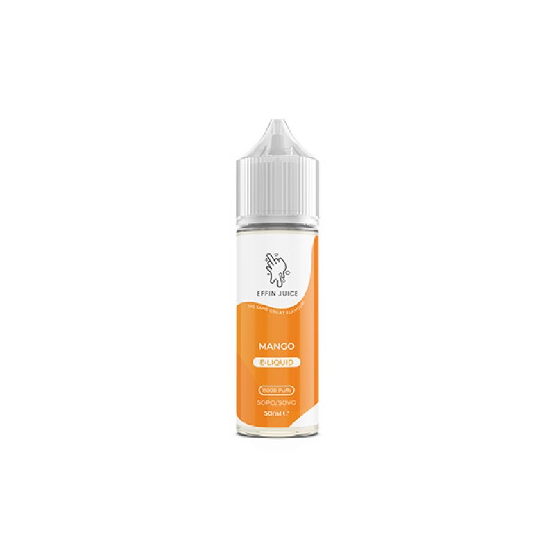 mango effin juice shortfill e-liquid