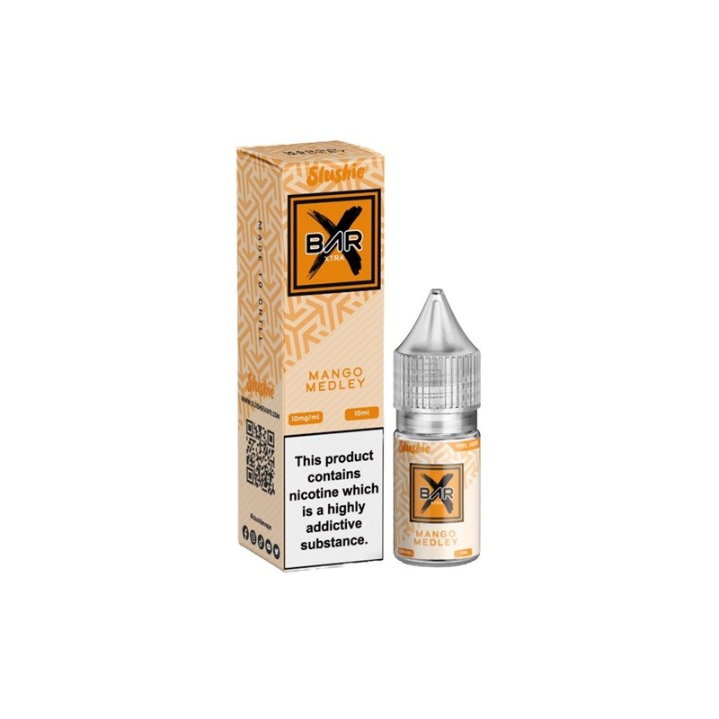 mango medley slushie bar xtra nicotine salt e-liquid
