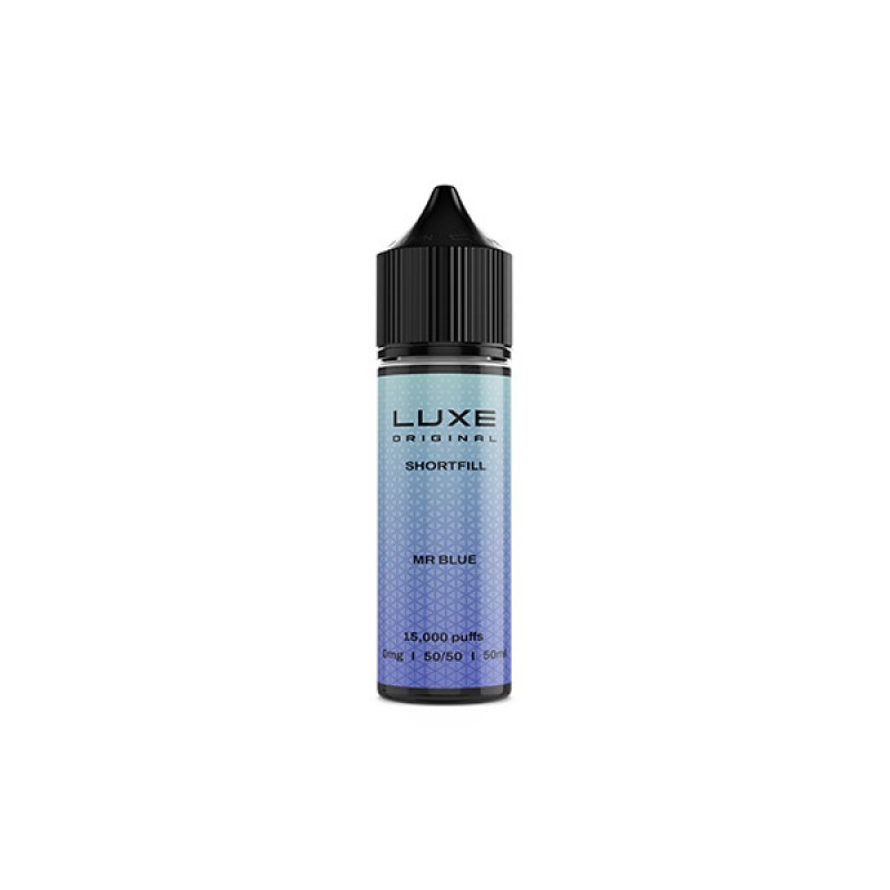 mr blue luxe original shortfill e-liquid