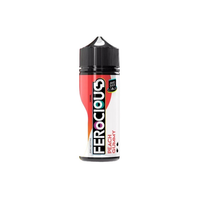 peach gummy fantasi ferocious bar juice shortfill e-liquid