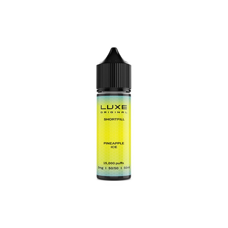 pineapple ice luxe original shortfill e-liquid