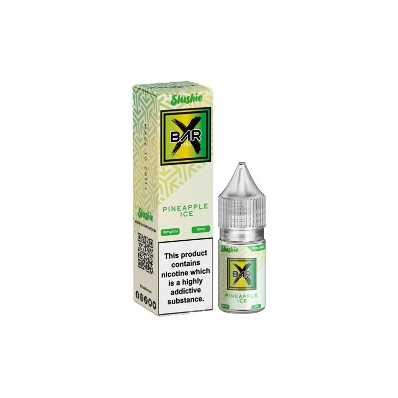 pineapple ice slushie bar xtra nicotine salt e-liquid