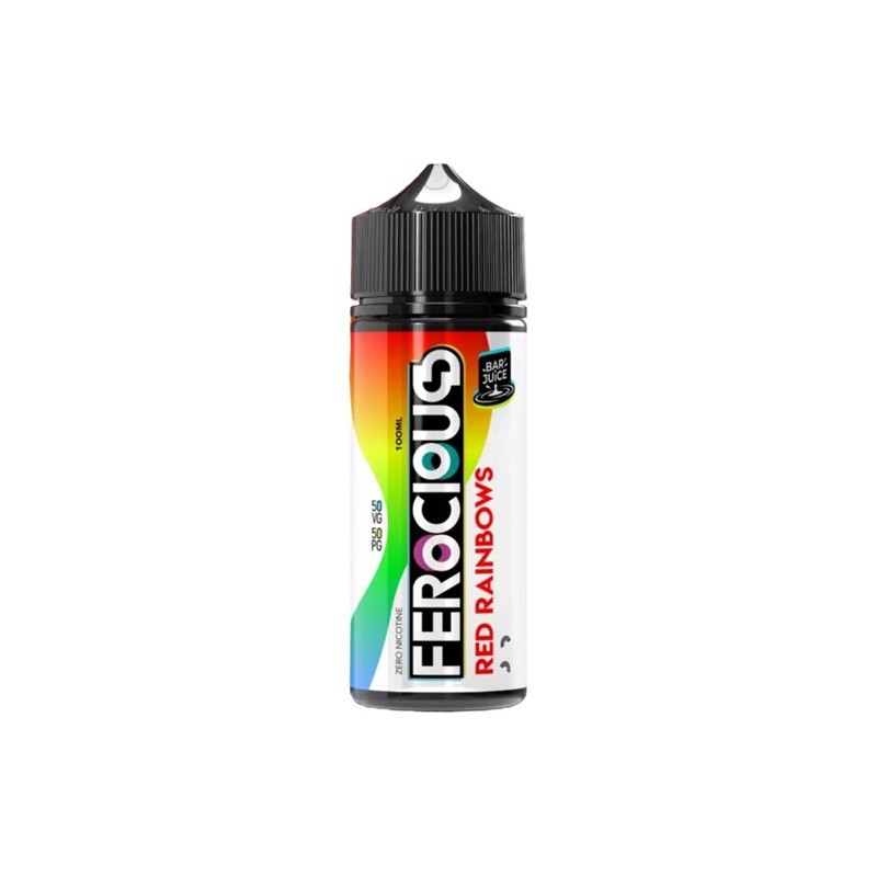 red rainbows fantasi ferocious bar juice shortfill e-liquid