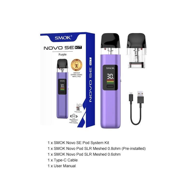 SMOK Novo SE Pod Kit Package