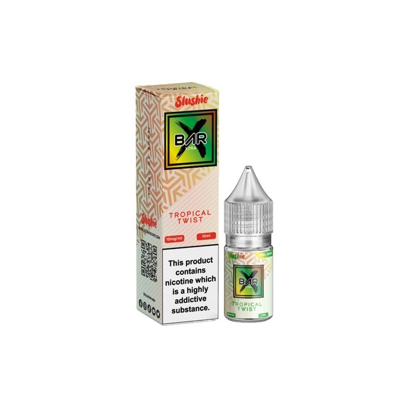 tropical twist slushie bar xtra nicotine salt e-liquid