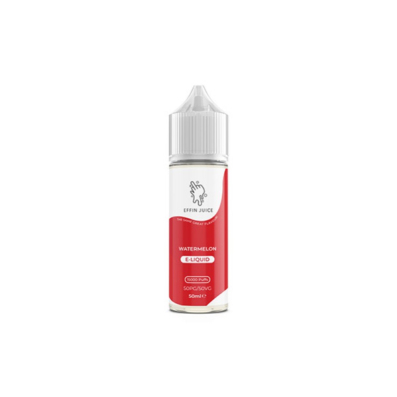 watermelon effin juice shortfill e-liquid