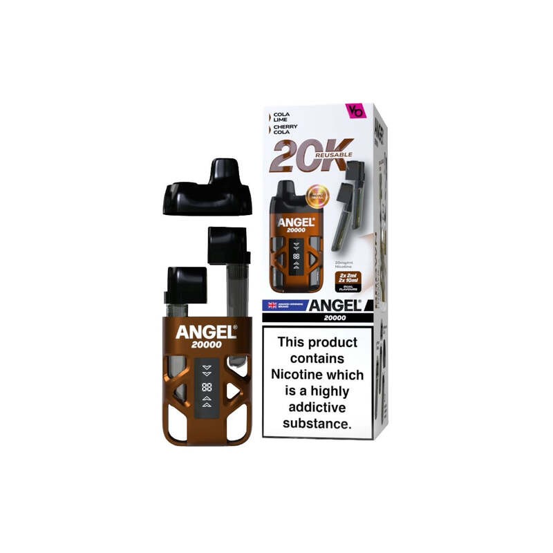 brown edition vapes bars angel 20000