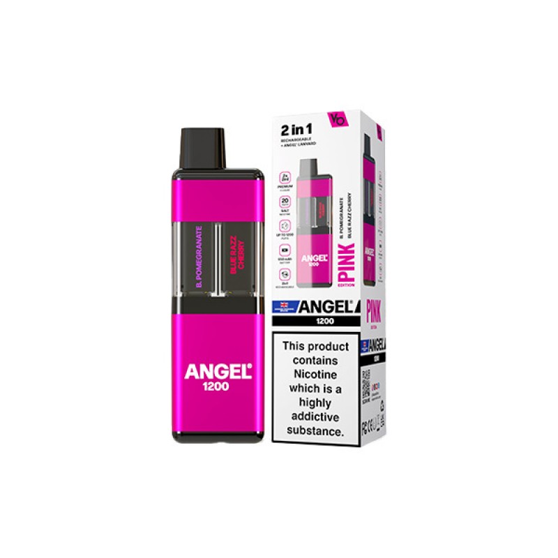 pink edition vapes bars angel 1200