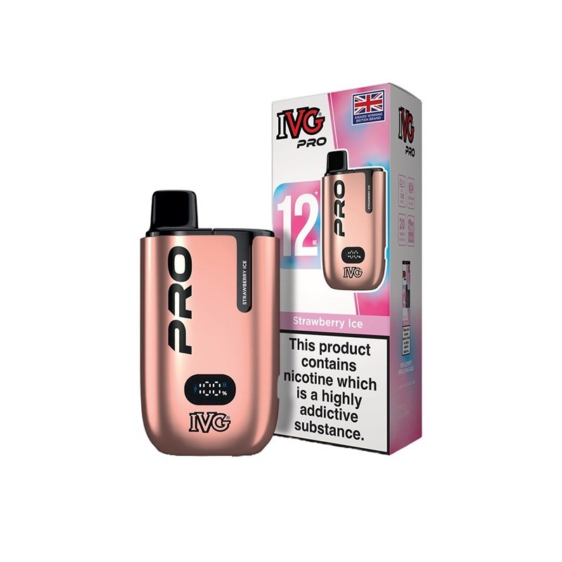 strawberry ice ivg pro 12 prefilled kit