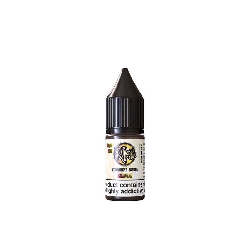 strawnana ruthless bar saltz nicotine salt e-liquid