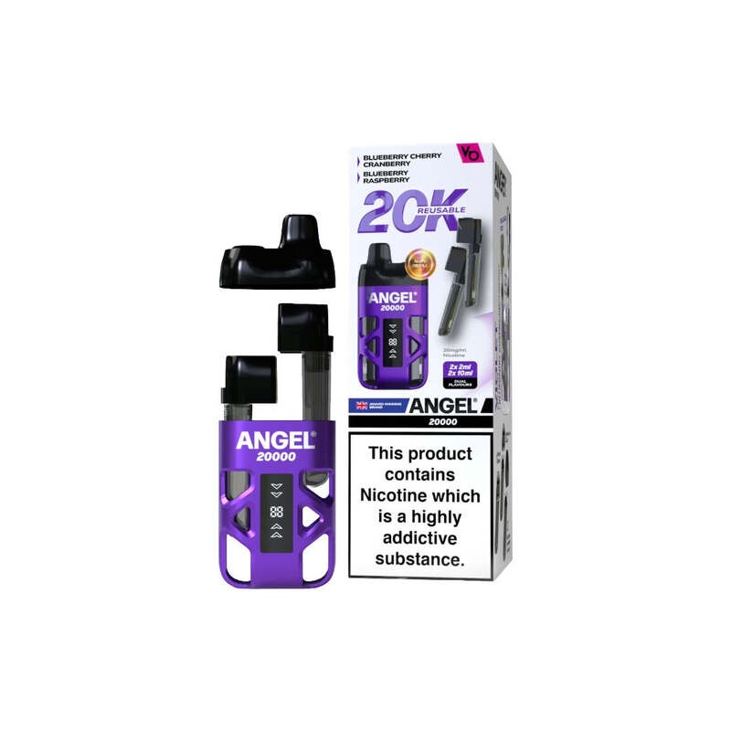 violet edition vapes bars angel 20000