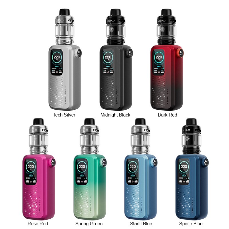 voopoo vinci spark220 kit all colours