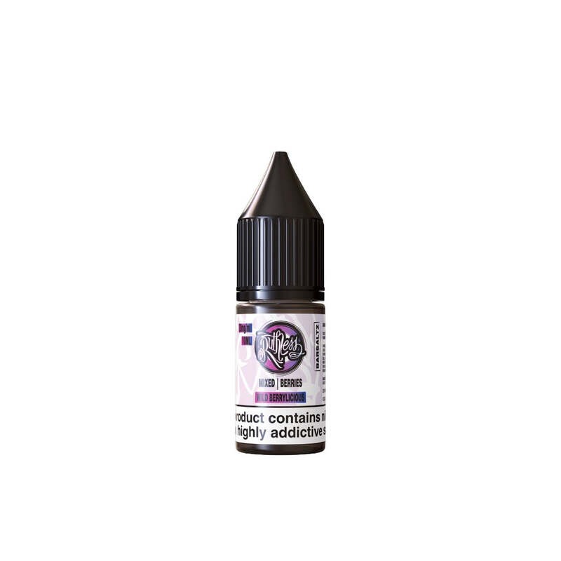 wild berrylicious ruthless bar saltz nicotine salt e-liquid