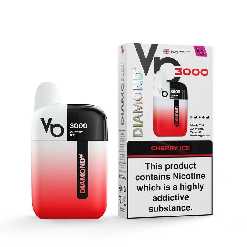 cherry ice vapes bar diamond 3000