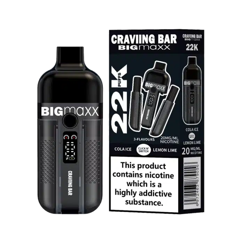 cola ice / lemon lime craving bar big maxx 22k