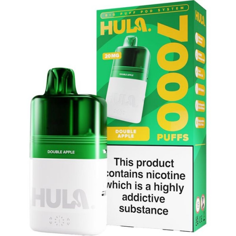 double apple hula 7000 prefilled pod kit