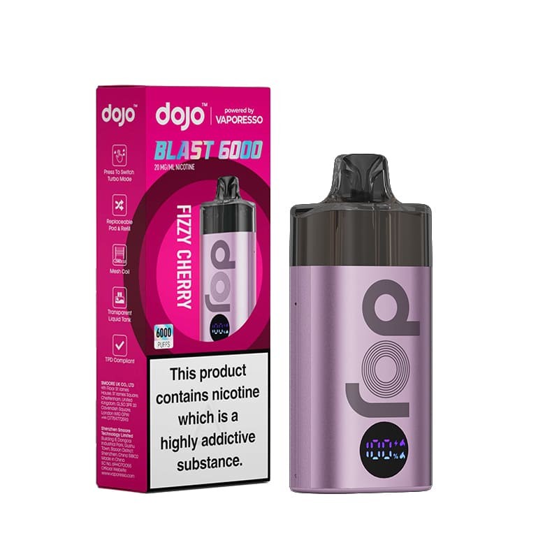 fizzy cherry vaporesso dojo blast 6000