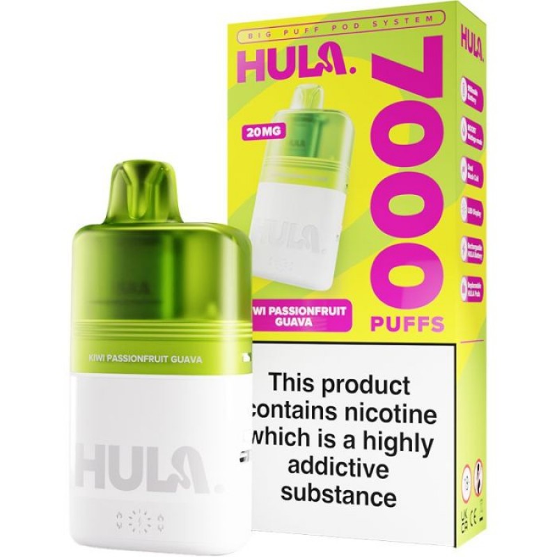kiwi passionfruit guava hula 7000 prefilled pod kit
