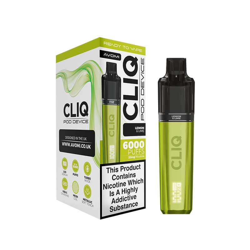 lemon & lime avomi cliq prefilled kit