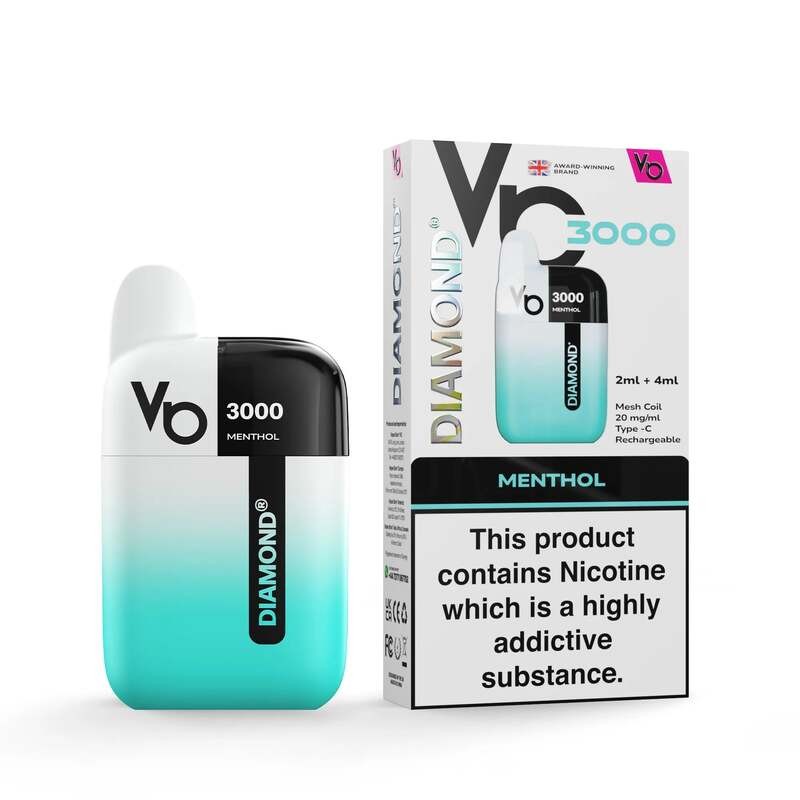 menthol vapes bar diamond 3000