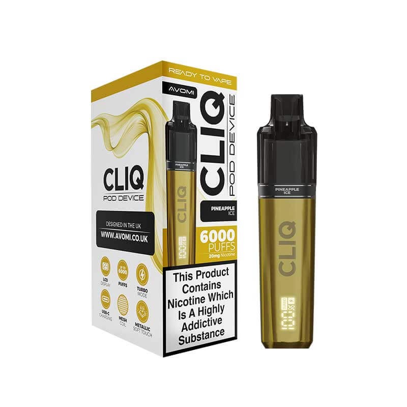 pineapple ice avomi cliq prefilled kit