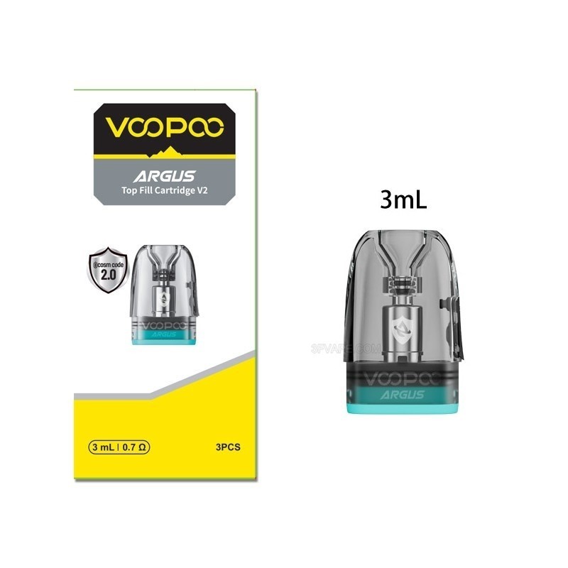 0.7ohm voopoo argus top fill v2 pod cartridge