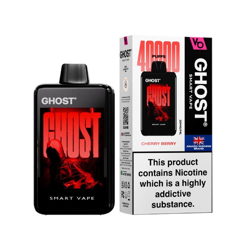 cherry berry ghost smart vape 40000