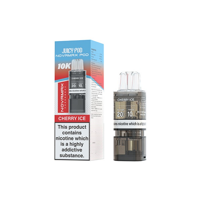 cherry ice juicy pod novamax prefilled pod