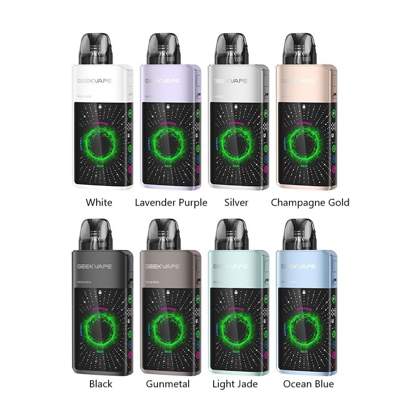 geekvape digi q vista pod kit all colours