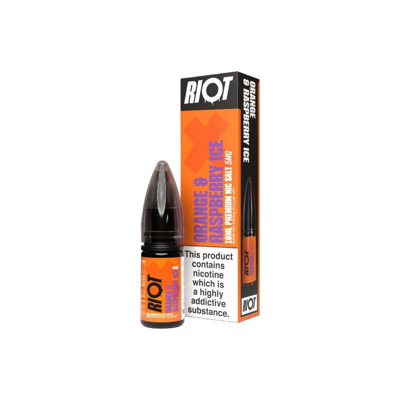 orange & raspberry ice riot squad riot x nic salt