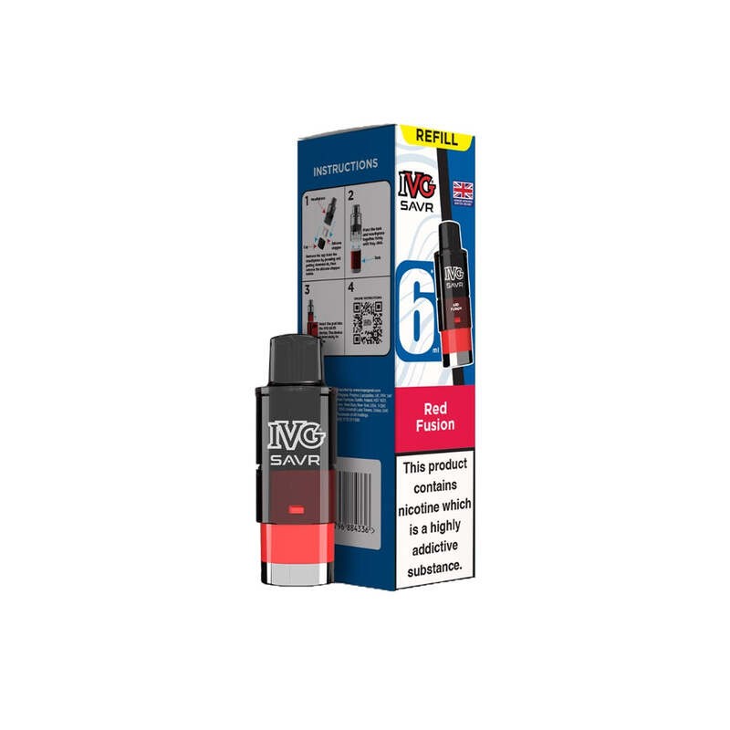 red fusion ivg savr prefilled pod
