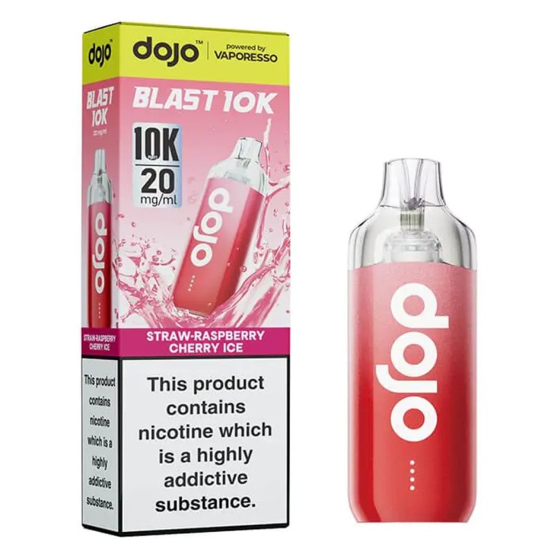 strawberry raspberry cherry ice vaporesso dojo blast 10k
