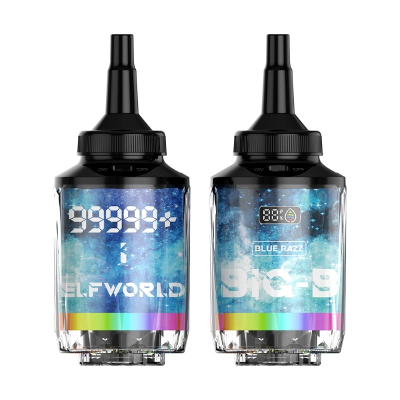 blue razz elfworld big-b 99999 hookah kit