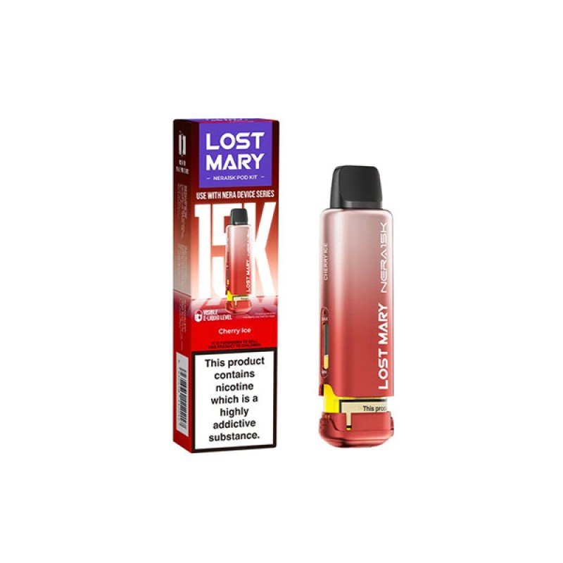 cherry ice lost mary nera 15k prefilled pod