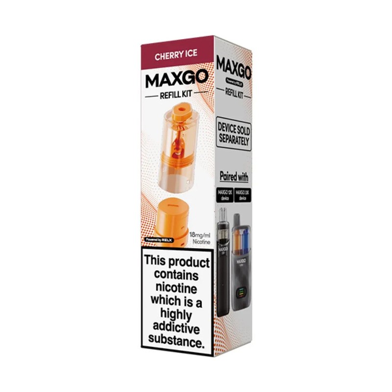 cherry ice relx maxgo 33k prefilled pod