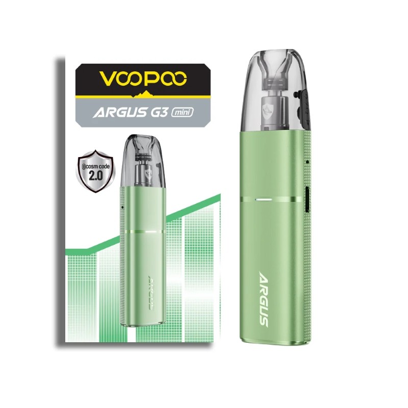 grass green voopoo argus g3 mini pod kit