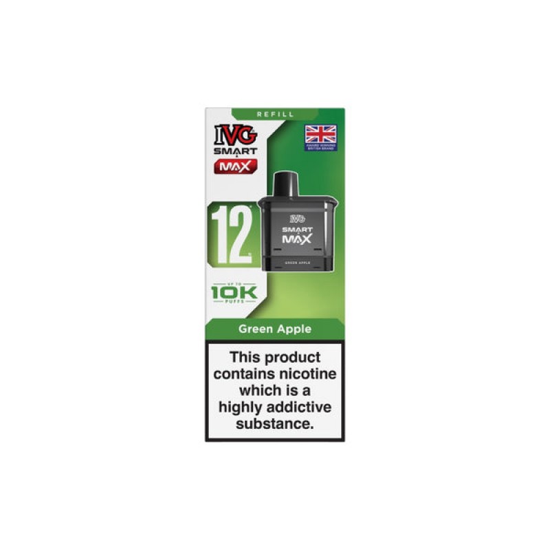 green apple ivg smart max prefilled pod