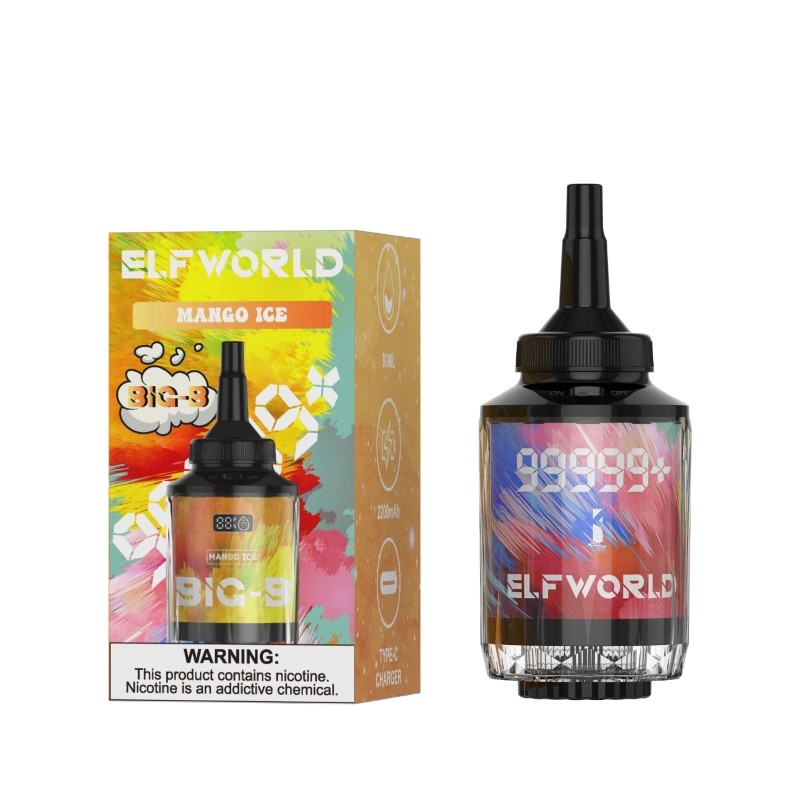 mango ice elfworld big-b 99999 hookah kit