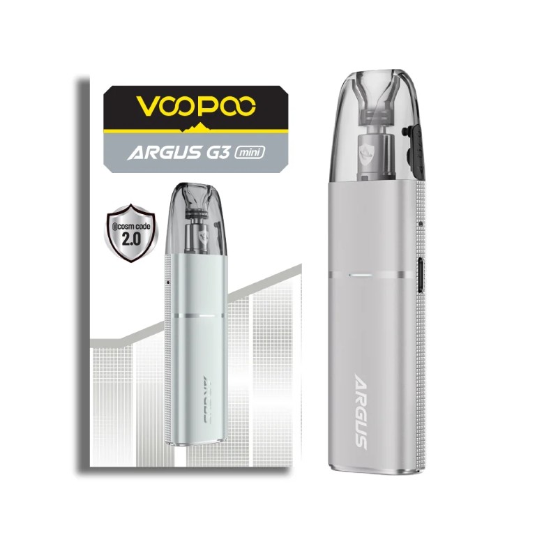 moonlight silver voopoo argus g3 mini pod kit