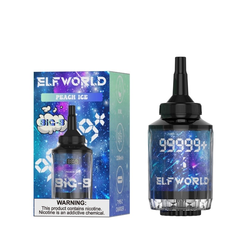 peace ice elfworld big-b 99999 hookah kit
