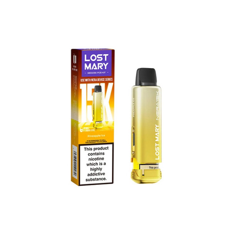 pineapple ice lost mary nera 15k prefilled pod