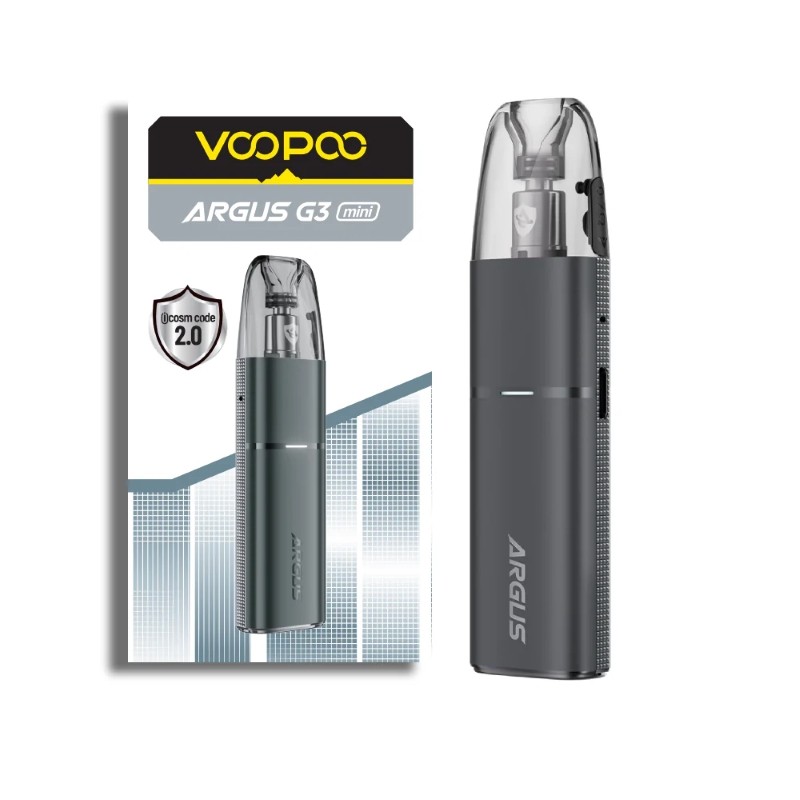 space gray voopoo argus g3 mini pod kit