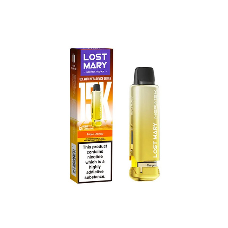 triple mango lost mary nera 15k prefilled pod