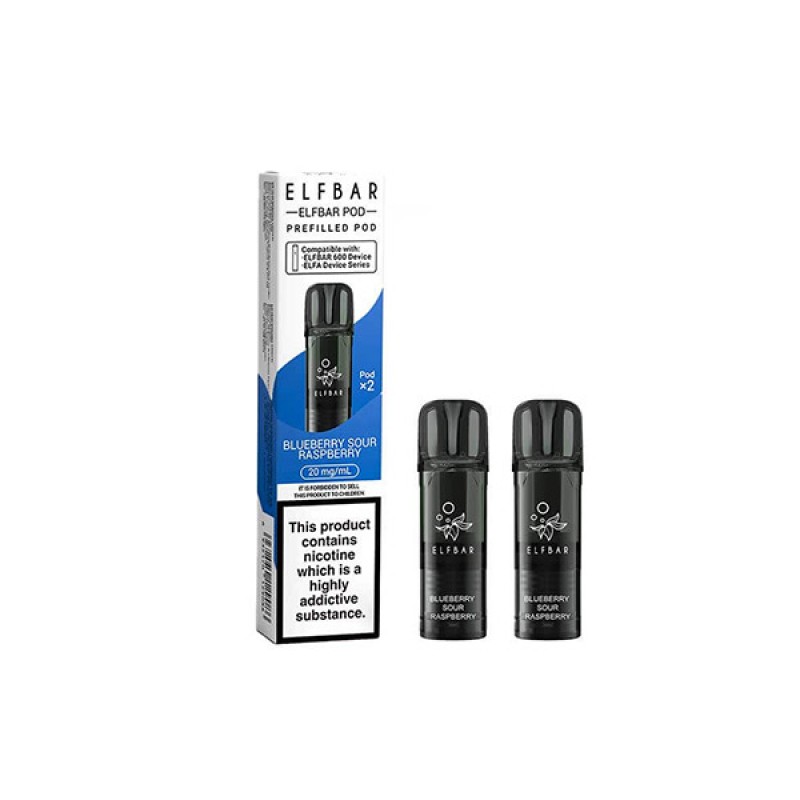 blueberry sour raspberry elf bar 600 prefilled pod