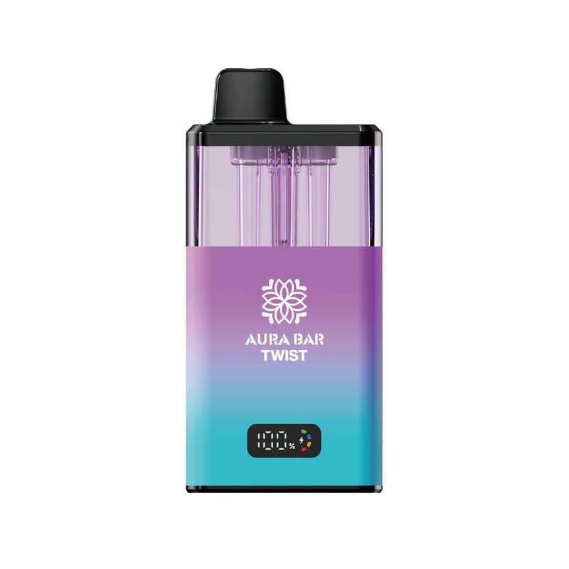 fizzy cherry / blue razz cherry crystal prime twist aura bar 40000